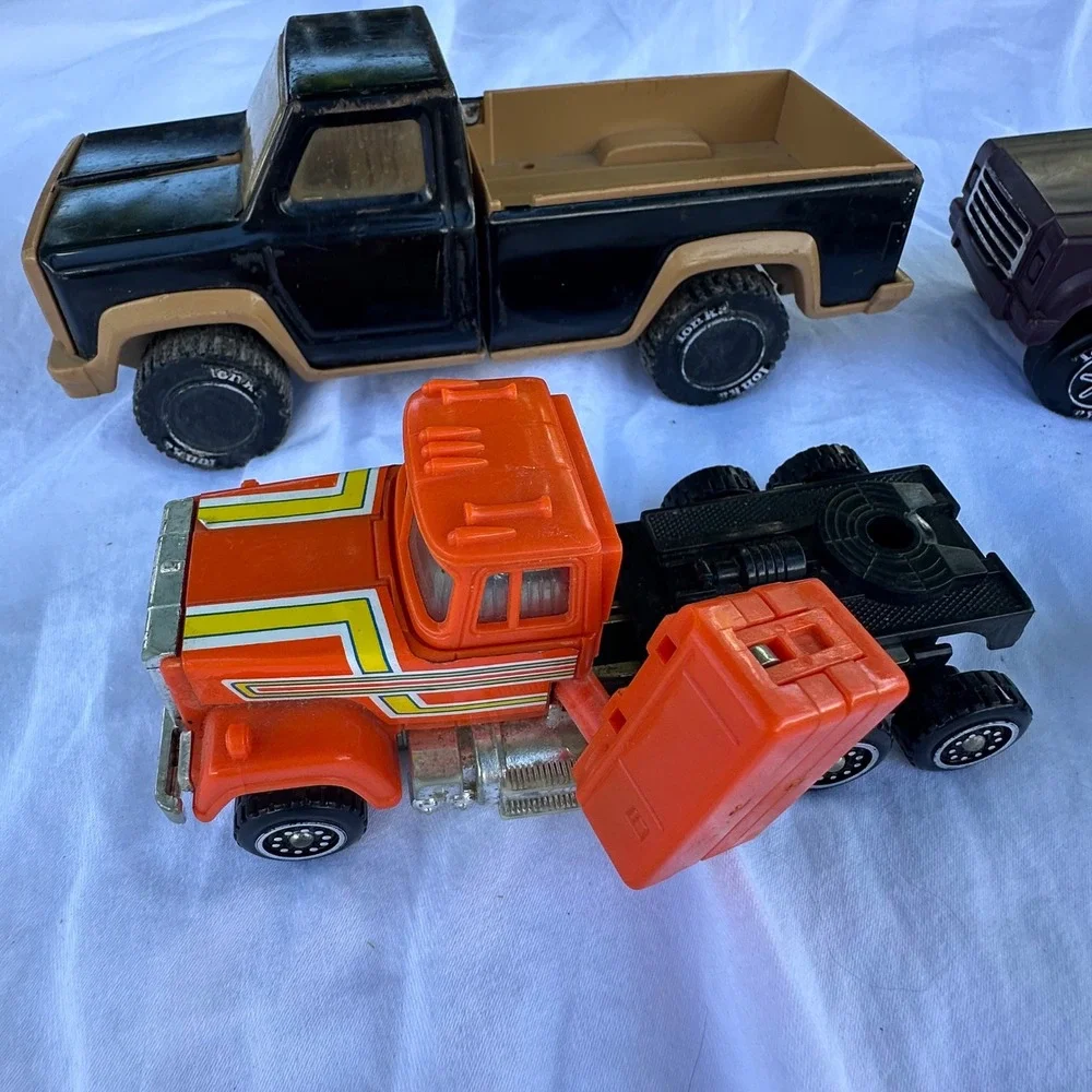 Vintage Toy Vehicle‎ Lot Kids Tonka Fair Retro Diecast Trucks Buggy Nostalgia